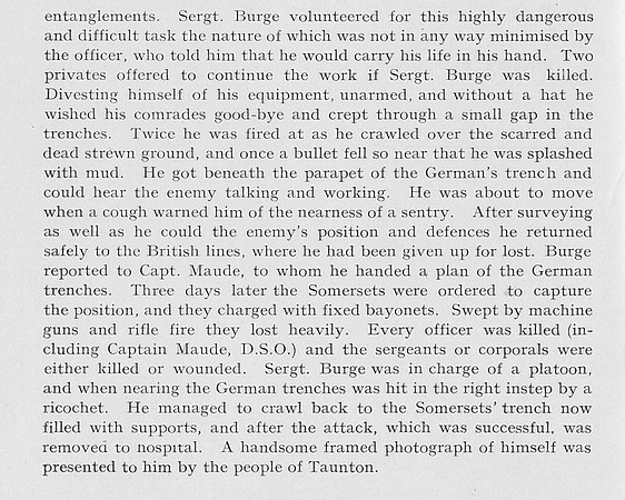 Burge B Sergt DCM Somerset Light Infantry Part 2
