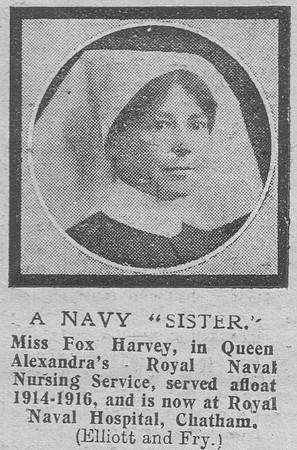 Fox-Harvey Nurse The Graphic 9th July 1918