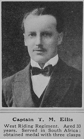 Ellis T M Captain 2nd West Riding Regiment The Sphere 15th May 1915
