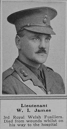James W I Lt 3rd Royal Welsh Fusiliers The Sphere 27th Nov 1915