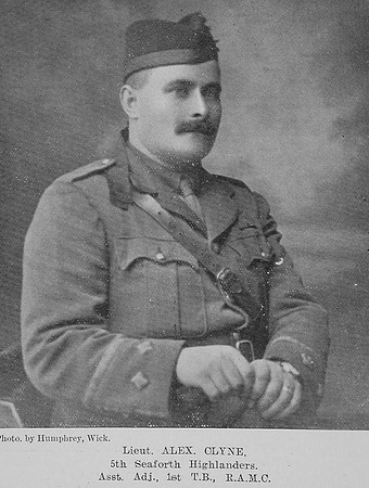 Clyne A Lt 5th Seaforth Highlanders The Sword Of The North Highland Memories Of The Great War - Dugald MacEchern