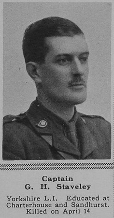 Staveley G H Captain 2nd KOYLI The Sphere 9th Jun 1917