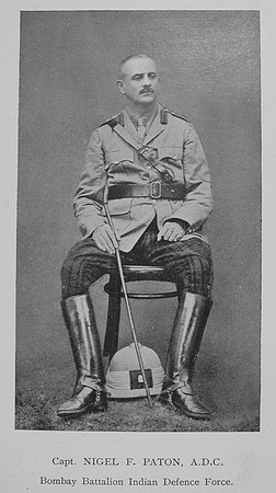Paton N F Captain Indian Army William Graham Company