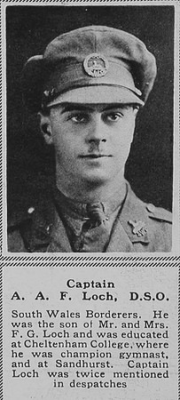 Loch A A F Captain DSO 1st SWB The Sphere 21st Apr 1917