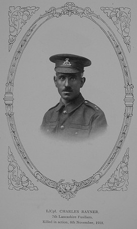 Rayner C L/Cpl 25164 7th Lancashire Fusiliers William Graham & Co Record Of The Great War