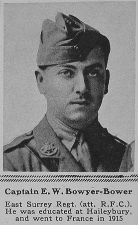 Bowyer-Bower E W Captain RFC The Sphere 30th June 1917