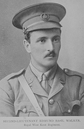 Walker E B 2nd Lt Royal West Kent Regiment
