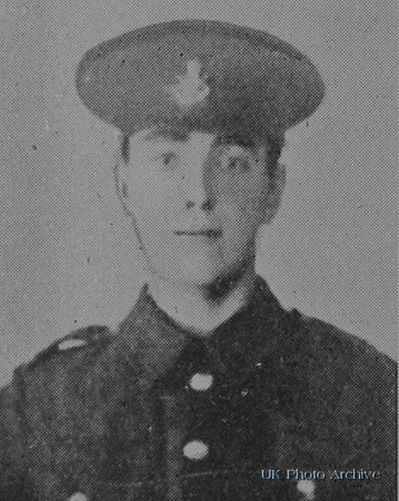 Gladman J O Pte 2874 5th Royal Sussex Regiment