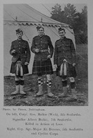 Baikie G Cpl 5th Seaforth Highlanders Baikie A Pte S/5071 7th Seaforth Highlanders & Duncan A Coy Sergt Major 5th Seaforth Highlanders