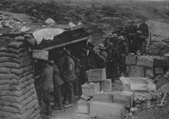 A YMCA Trench Shop On The Western Front