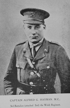 Hayman A G Captain MC 2nd Welsh Regiment