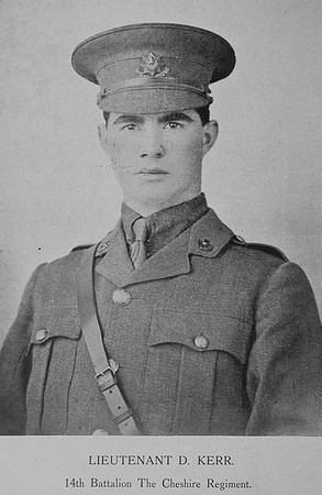 Kerr D Lt 14th Cheshire Regiment