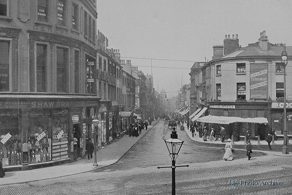 Bold Street From St Lukes Liverpool c.1900