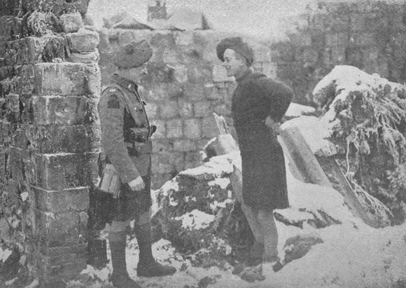 Royal Highlanders Of Canada In The Trenches Near Lens December 1917