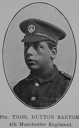 Barton T D Pte 4th Manchester Regiment William Graham Company