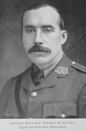 McMillan W MCaptain Argyll And Sutherland Highlanders