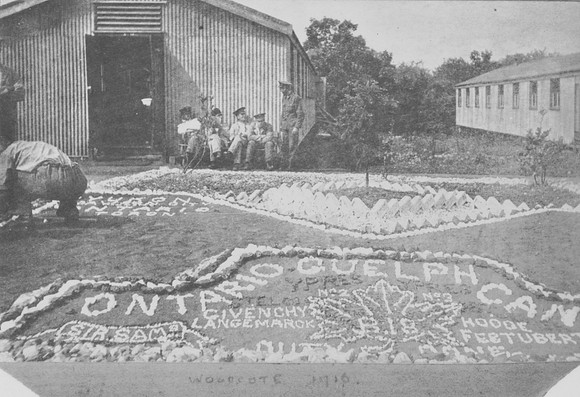 Canadian Wounded Soldiers Ontario Guelph Battalion At Woodcote Park Epsom 1916