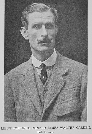 Carden R J W Lt Col 17th Lancers