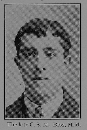 Biss H C CSM MM 9265 8th Somerset  Light Infantry