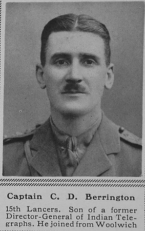 Berrington C D Captain 15th Lancers The Sphere 6th May 1916