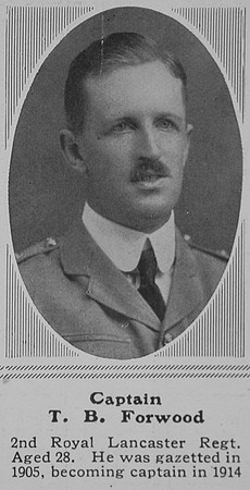 Forwood T B Captain 2nd Kings Own Royal Lancaster Regiment The Sphere 12th Jun 1915