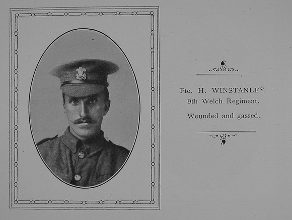 Winstanley H Pte 9th Welsh Regiment William Graham Co Roll Of Honour