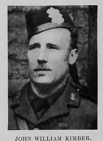 Kimber J W 4th Black Watch St Andrews University Roll Of Honour
