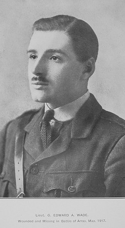 Wade G E A Lt 9th Rifle Brigade