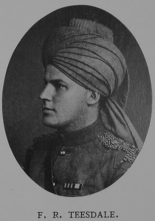 Teesdale F R Major Indian Army Dulwich College Roll Of Honour