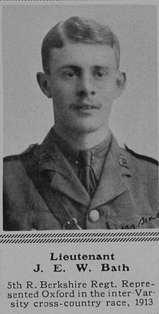 Bath J E W Lt 5th R Berks Regt The Sphere 29th Jan 1916