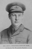 Burr F B 2nd Lt 3rd Worcestershire Regiment
