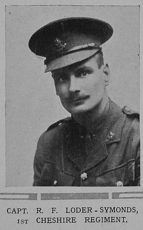 Loder-Symonds R F Captain 1st Cheshire Regiment The Illustrated London News 20th Mar 1915
