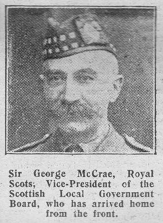 McCrae G Col 16th Royal Scots The Graphic 28th Aug 1916