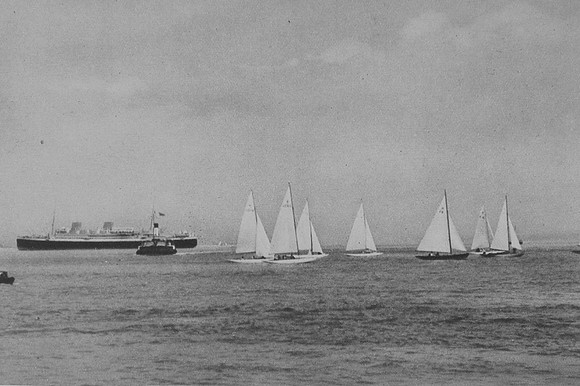 Yachts On The Solent 1920s