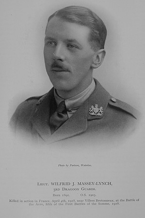 Massey-Lynch W J Lt 3rd Dragoon Guards