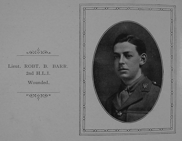Barr R B Lt 2nd Highland Light Infantry