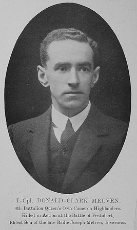 Melven D C L/Cpl 2165 4th Cameron Highlanders The Sword Of The North Highland Memories Of The Great War - Dugald MacEchern