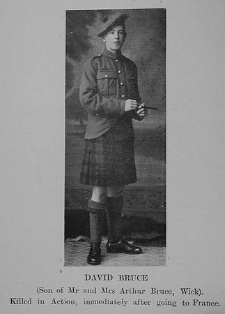 Bruce D Pte S/21409 1st Gordon Highlanders The Sword Of The North Highland Memories Of The Great War - Dugald MacEchern