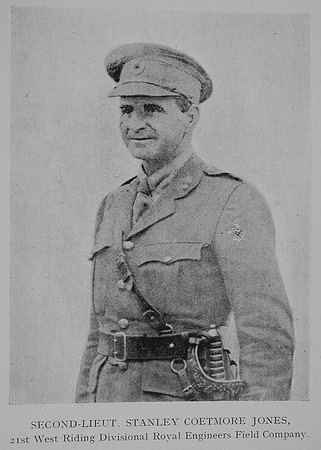 Coetmore-Jones S 2nd Lt Royal Engineers