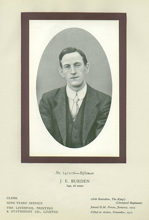 Burden J E Rifleman