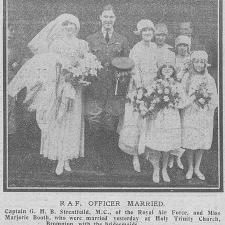 Streatfeild G H B Captain Royal Air Force The Graphic 12th Dec 1918