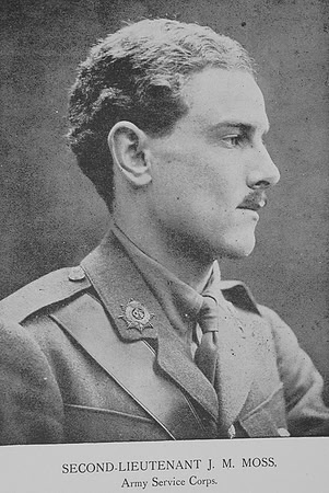 Moss J M 2nd Lt Army Service Corps