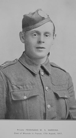 Harding F W S Pte 514713 14th London Regiment