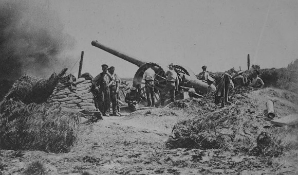 A Heavy Gun OnThe Somme