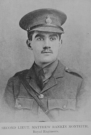 Monteith M R 2nd Lt Royal Engineers