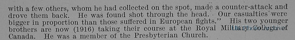 Carr-Harris E D Captain Royal Engineers Obit Part 2 De Ruvignys Roll Of Honour Vol 1