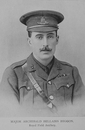 Higgon A B Major Royal Field Artillery