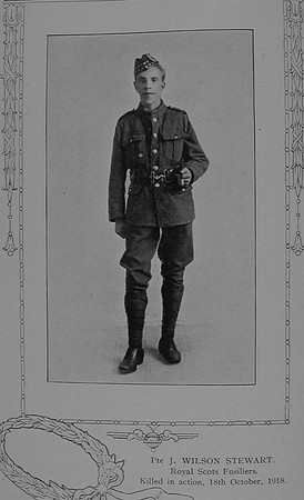 Stewart J W Pte Royal Scots Fusiliers