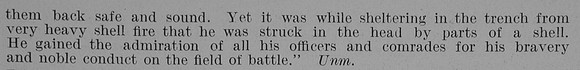 Park J R LCpl 5th Gordon Highlanders Obit Part 2 De Ruvignys Roll Of Honour Vol 5