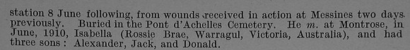 Ross A Pte 2389 37th Australian Infantry Obit Part 2 De Ruvignys Roll Of Honour Vol 4